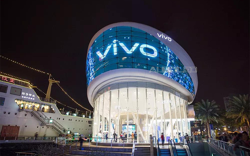 VIVO Lab旗艦店酷炫<a href=http://www.jkkk90.com/toumingping/ target=_blank class=infotextkey>透明屏</a>效果